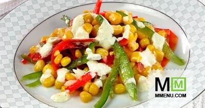 Салат из кукурузы с перцем Салат из кукурузы с перцем