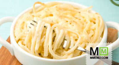 Макароны со сливочным соусом Макароны со сливочным соусом