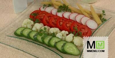 Овощное ассорти с соусом (2) Овощное ассорти с соусом (2)