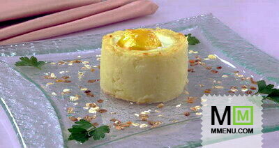 Картофель, запеченный с яйцами Картофель, запеченный с яйцами