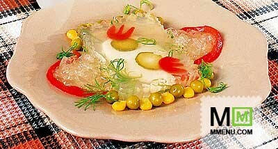 Цыпленок в желе Цыпленок в желе