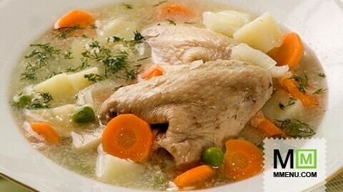 Суп с цыпленком и овощами