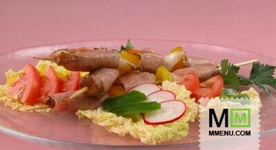 Шашлык из морского окуня Шашлык из морского окуня