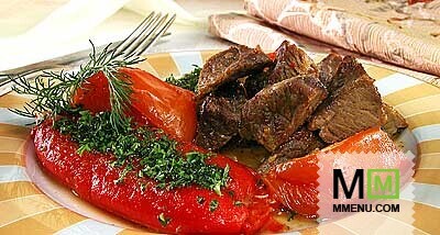 Телятина с перцем Телятина с перцем