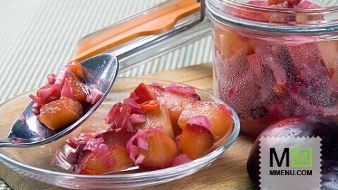 Закуска из лука и слив Закуска из лука и слив