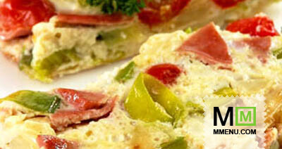 Картофель, запеченный с колбасой Картофель, запеченный с колбасой