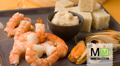 Фондю с морепродуктами Фондю с морепродуктами