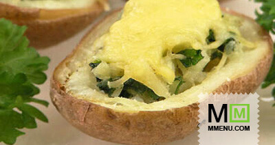 Картофель, запеченный с луком Картофель, запеченный с луком
