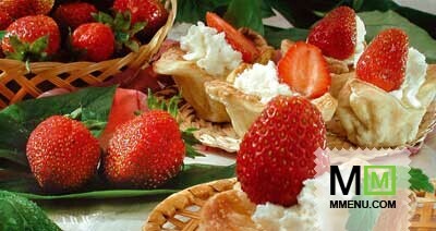 Корзиночки с клубникой Корзиночки с клубникой