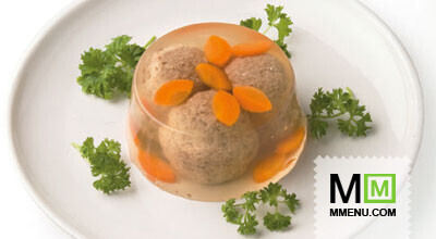 Заливные мясные фрикадельки Заливные мясные фрикадельки