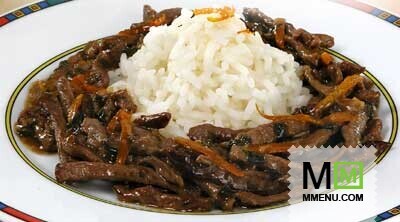 Мясо с имбирем Мясо с имбирем