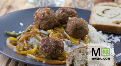 Свинина с овощами и кунжутом Свинина с овощами и кунжутом
