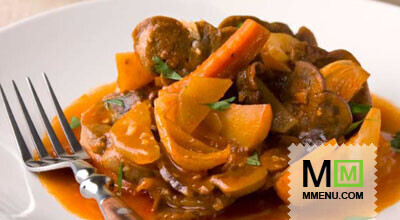 Тушеные почки с овощами Тушеные почки с овощами
