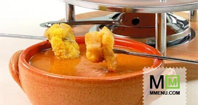 Фондю с арахисовым соусом Фондю с арахисовым соусом