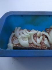 Приготовление блюда по рецепту - Мясо в кабачковой шубе. Шаг 1