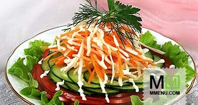 Закуска из сырых овощей Закуска из сырых овощей