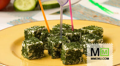 Закуска «Изумрудные кубики» Закуска «Изумрудные кубики»