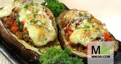 Баклажаны с сыром и помидорами Баклажаны с сыром и помидорами