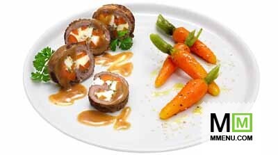 Рулет маринованный с овощами Рулет маринованный с овощами