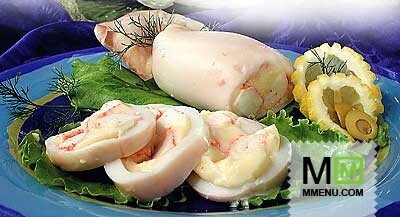 Кальмар фаршированный (3) Кальмар фаршированный (3)