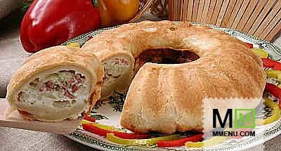 Кольцо из ветчины по-домашнему Кольцо из ветчины по-домашнему