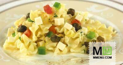 Салат с макаронами и сыром Салат с макаронами и сыром