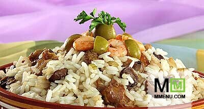 Плов из окорочков с грибами Плов из окорочков с грибами