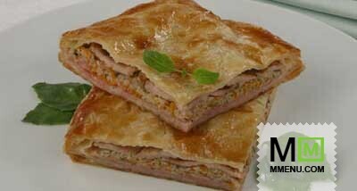 Пирог со свининой и овощами Пирог со свининой и овощами