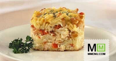 Макаронная запеканка с курицей Макаронная запеканка с курицей