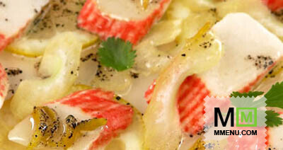 Крабовые палочки с лимоном Крабовые палочки с лимоном