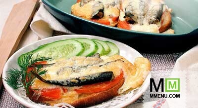 Горячая закуска с сардинами Горячая закуска с сардинами