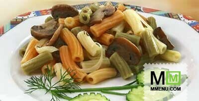 Макароны с грибами Макароны с грибами