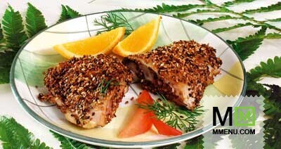 Цыпленок в кунжуте Цыпленок в кунжуте