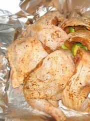 Приготовление блюда по рецепту - Курица с антоновскими яблоками. Шаг 1
