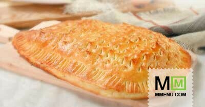 Пирог сибирский с рыбой и крупой