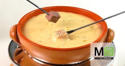 Фондю из сыра карфилли Фондю из сыра карфилли