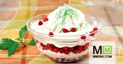 Десерт из ягод и творога Десерт из ягод и творога