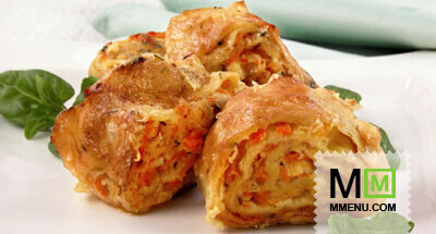 Рулет с квашеной капустой Рулет с квашеной капустой
