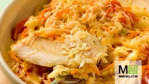 Капустная запеканка с рыбой Капустная запеканка с рыбой