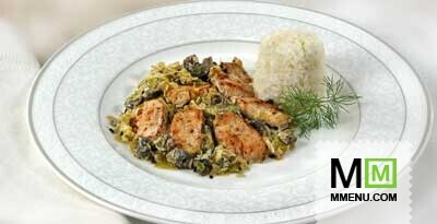 Куриная грудка с мелиссой Куриная грудка с мелиссой