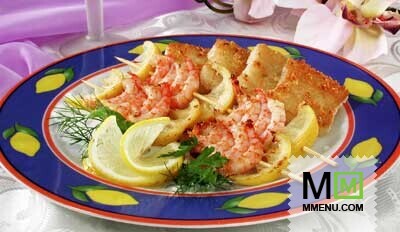 Креветки с лимоном Креветки с лимоном