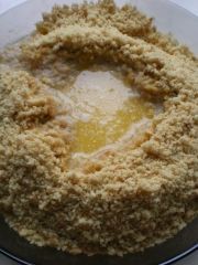 Приготовление блюда по рецепту - Чизкейк с вишней. Шаг 1