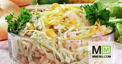 Салат с крилем Салат с крилем
