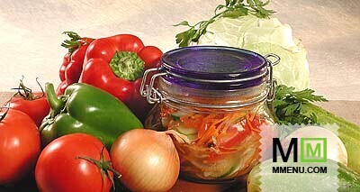 Салат из смеси овощей Салат из смеси овощей