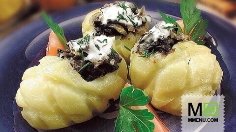 Картофель фаршированный Картофель фаршированный