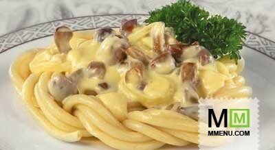 Макароны с маринованными грибами Макароны с маринованными грибами