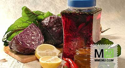 Капуста краснокочанная маринованная со свекло Капуста краснокочанная маринованная со свекло