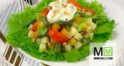 Салат с соусом рокфор Салат с соусом рокфор