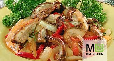 Грибы, тушенные с овощами Грибы, тушенные с овощами