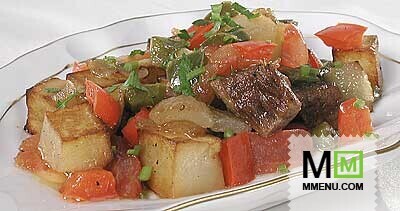 Мясо с овощами по-домашнему Мясо с овощами по-домашнему